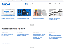 Tablet Screenshot of genielift.de